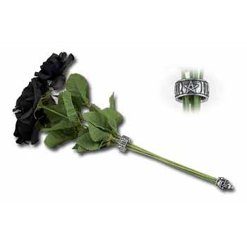 Bouquet von schwarzen Rose