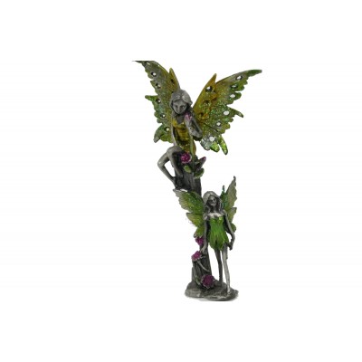 The pair of fairies on the plant. The pair of fairies on the plant.