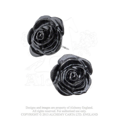 Black Rose Studs Black Rose Studs