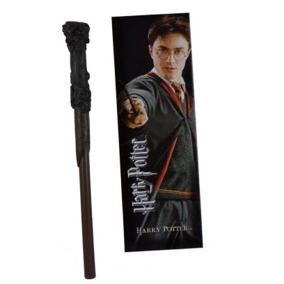 Wand pen and Bookmark Harry Potter