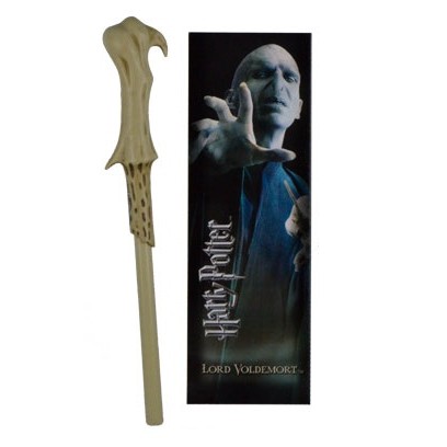 Wand pen and Bookmark Voldemort