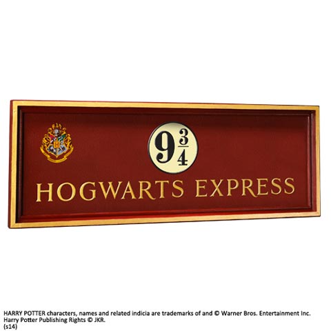 Placca murale del treno Hogwarts Express