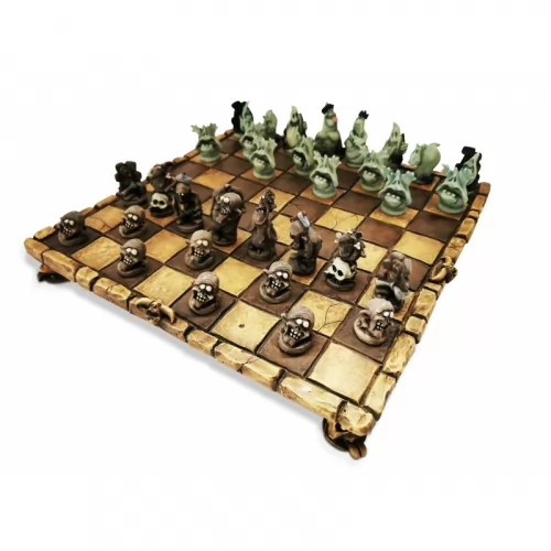 Schach mit Geistern gegen die Zombies
