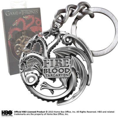 Portachiavi con lo stemma della casa Targaryen Portachiavi con lo stemma della casa Targaryen