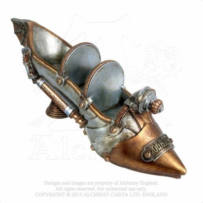 UK発】Alchemy Gothic ピューター製ブレスレット 脊椎モチーフ