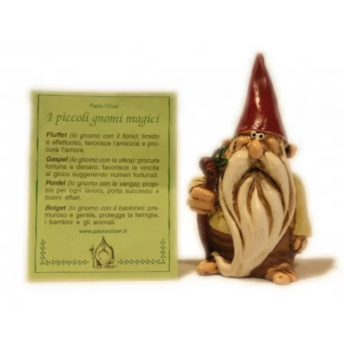 Bolget the gnome with his stick