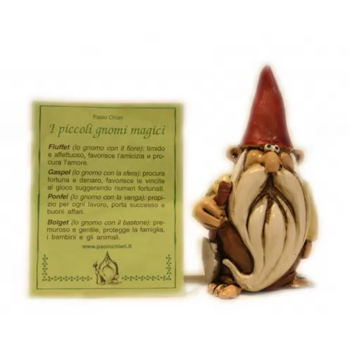 Ponfel the gnome with spade