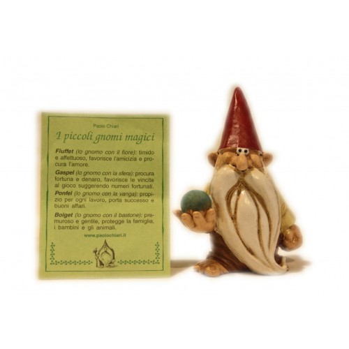 Gaspel the gnome with the ball