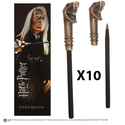 Wand pen and Bookmark Lucius Malfoy
