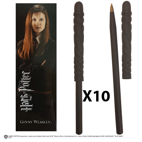 Wand Stift und Ginny Weasley Lesezeichen