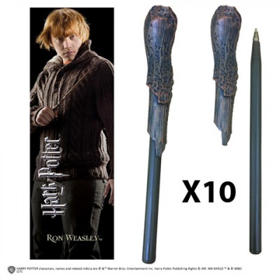 Bacchetta penna e Segnalibro di Ron Weasley Bacchetta penna e Segnalibro di Ron Weasley