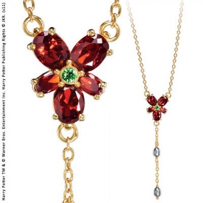 Collana a Fiore di Hermione - Argento e Oro Collana a Fiore di Hermione - Argento e Oro