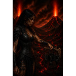Die Night Angel Trilogy, Fledermaus-Wandskulptur aus Harz der Kardùm-Serie – weitere Ansicht