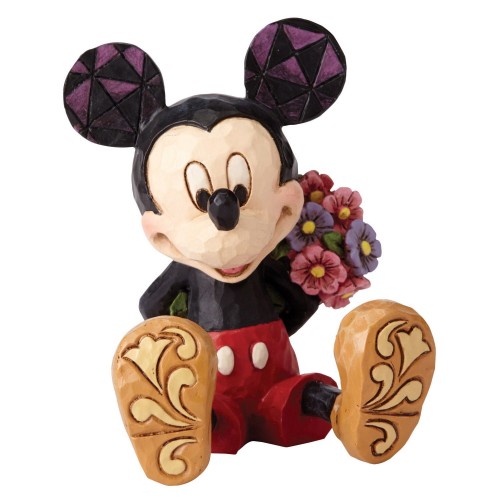 Mickey Mouse with flowers