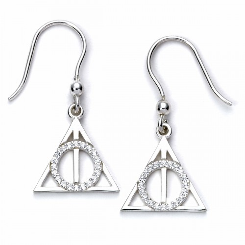 Deathly Hallows Drop Earrings