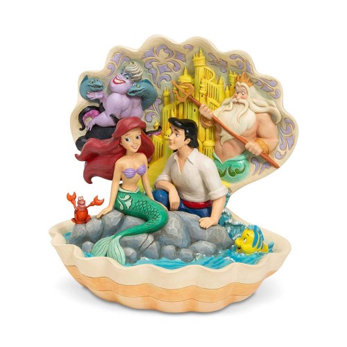 The little Mermaid. Scene in the shell