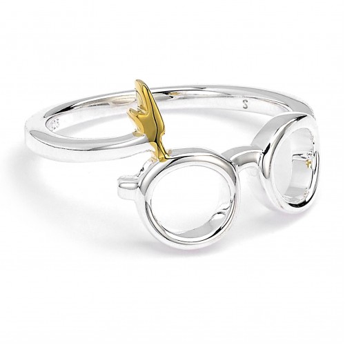 Lightning Bolt & Glasses Ring - Small