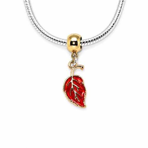 La foglia rossa.