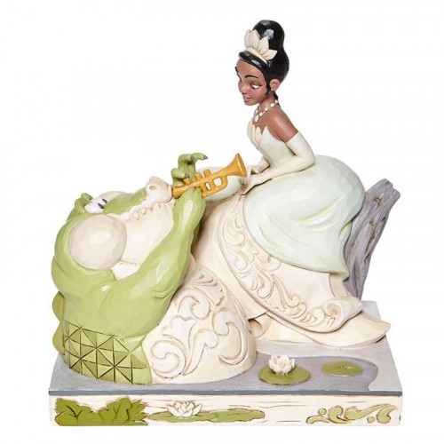 Tiana and the crocodile. (by Jim Shore)