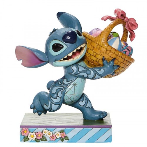 Stitch with Easter eggs. (by Jim Shore)