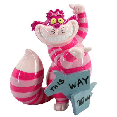 The Cheshire Cat showing the way. The Cheshire Cat showing the way.