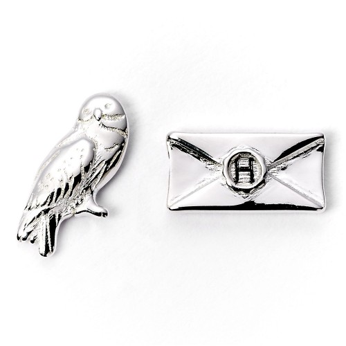 Hedwig & Letter Stud Earrings