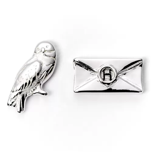 Hedwig & Letter Stud Earrings