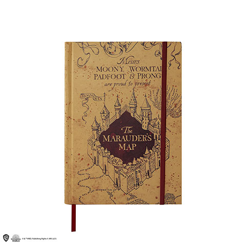 Marauder's Map Notizbuch.