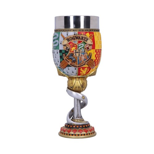 The Hogwarts goblet with snitch.