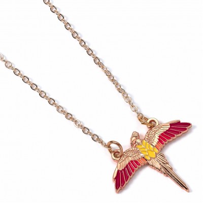 Harry Potter Rose Gold Plated Fawkes Necklace Harry Potter Rose Gold Plated Fawkes Necklace