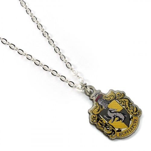 Official Harry Potter Hufflepuff Crest Slider Necklace