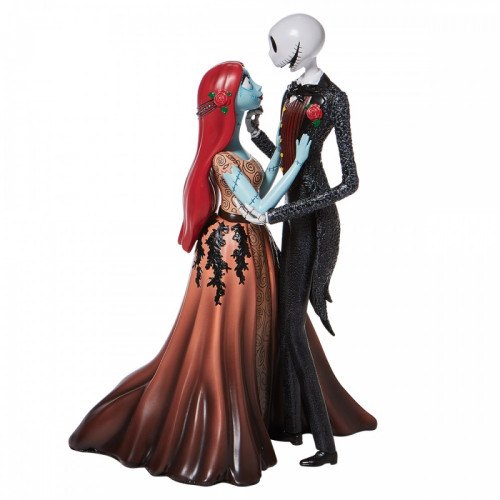 Jack and Sally in evening gowns.