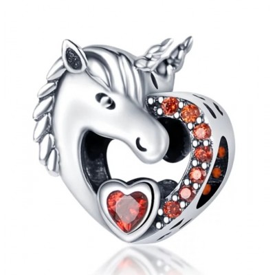 The unicorn with the heart The unicorn with the heart