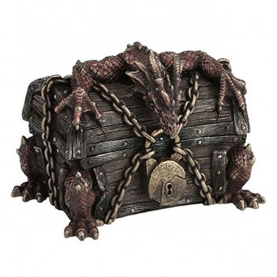 Dragon Breaking Out of Chained Chess - Trinket Box. Dragon Breaking Out of Chained Chess - Trinket Box.