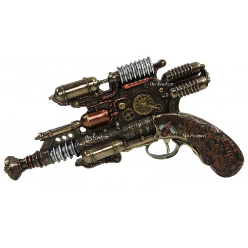 Steampunk Gauss Coil Pistol.