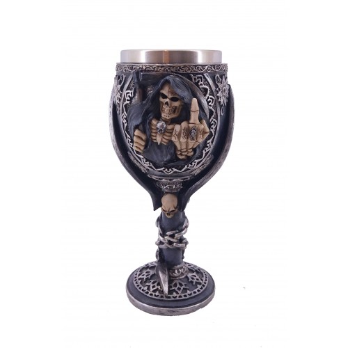 The goblet with the skull. The invitation.