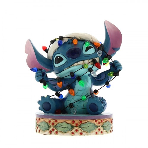 Stitch con le luci di Natale. (by Jim Shore)
