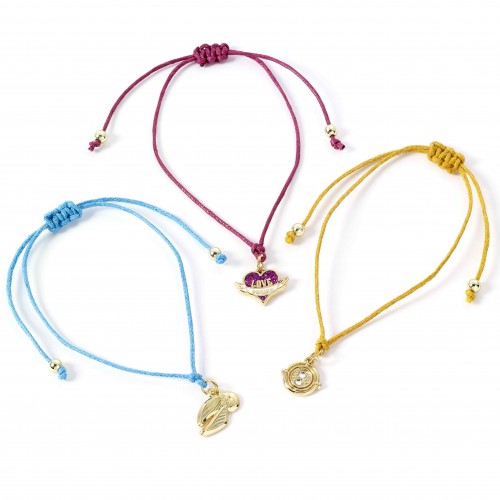 Harry Potter Golden Snitch,Love Potion & Time Turner Friendship Bracelet set.