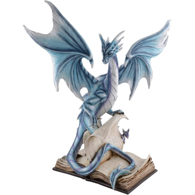 Der Drache auf dem Buch.