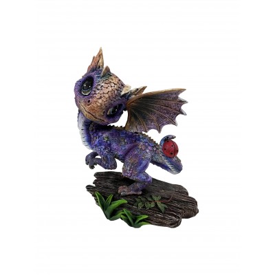 Der kleine Drache mit dem Marienkäfer am Schwanz. Der kleine Drache mit dem Marienkäfer am Schwanz.