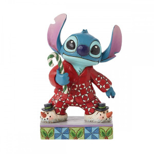 Stitch natalizio con il pigiama. (by Jim Shore)