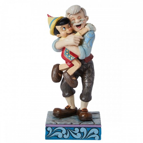 Pinocchio und Geppetto. (von Jim Shore)