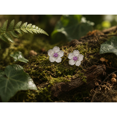 Ciliegio Viola - orecchini Ciliegio Viola - orecchini