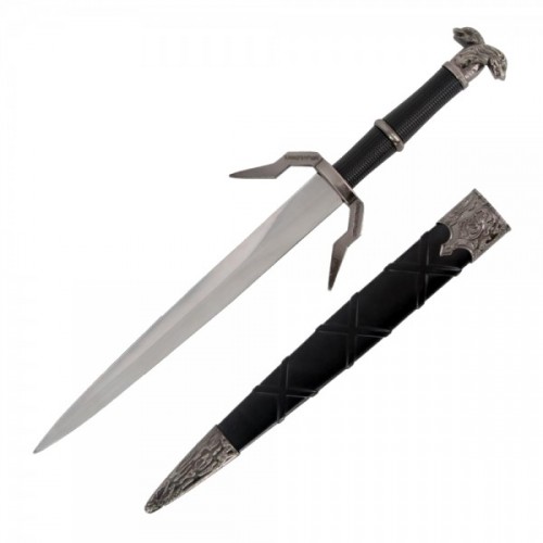 The replica sword of Geralt of Rivia's Silver Power Sword.