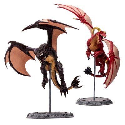 World of Warcraft Dragons Multipack #1 - Red Highland Drake and Black Proto-Drake. World of Warcraft Dragons Multipack #1 - Red Highland Drake and Black Proto-Drake.
