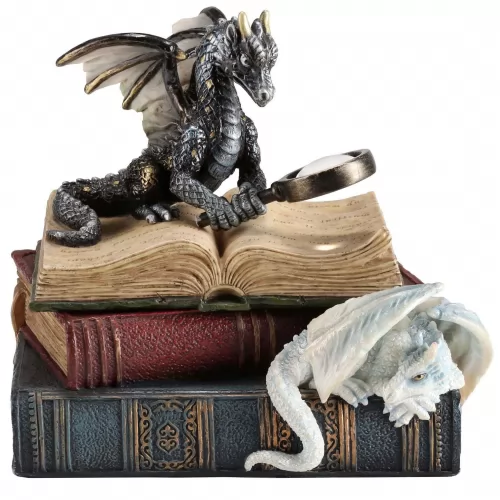Miniature scholars (trinket box).