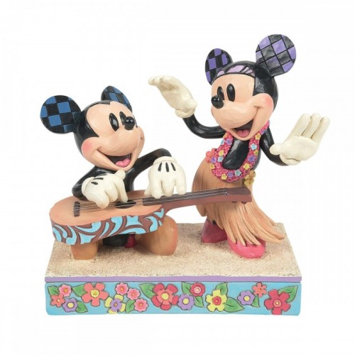 Mickey und Minnie auf Hawaii. (von Jim Shore)