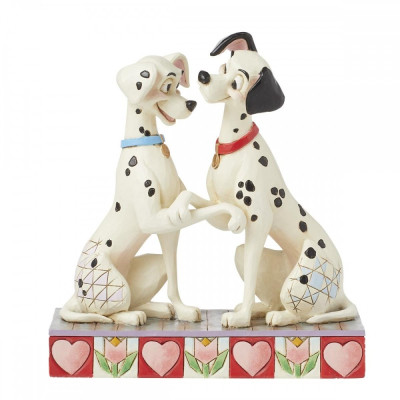 Pongo e Peggy. (by Jim Shore) Pongo e Peggy. (by Jim Shore)
