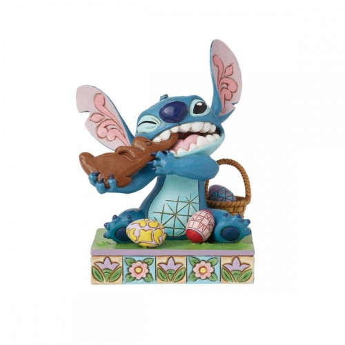 Stitch isst den Schokohasen. (von Jim Shore)