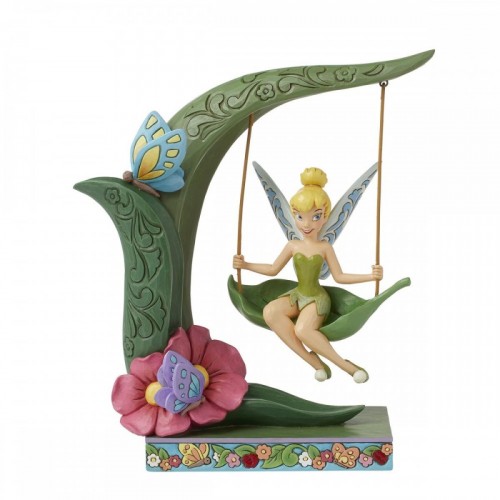 Tinker Bell on the Leaf Swing. (by Jim Shore)
